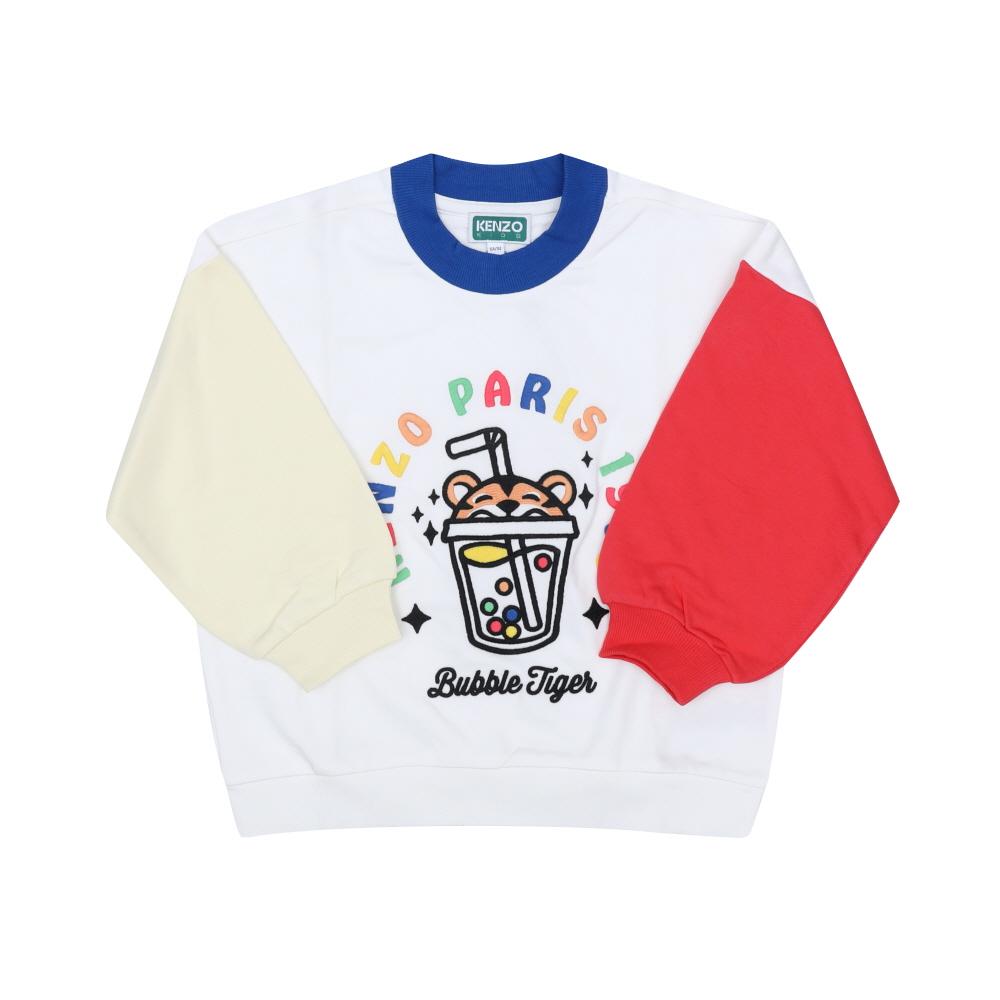 KENZO Kids Logo Crewneck Sweatshirt K61660 117