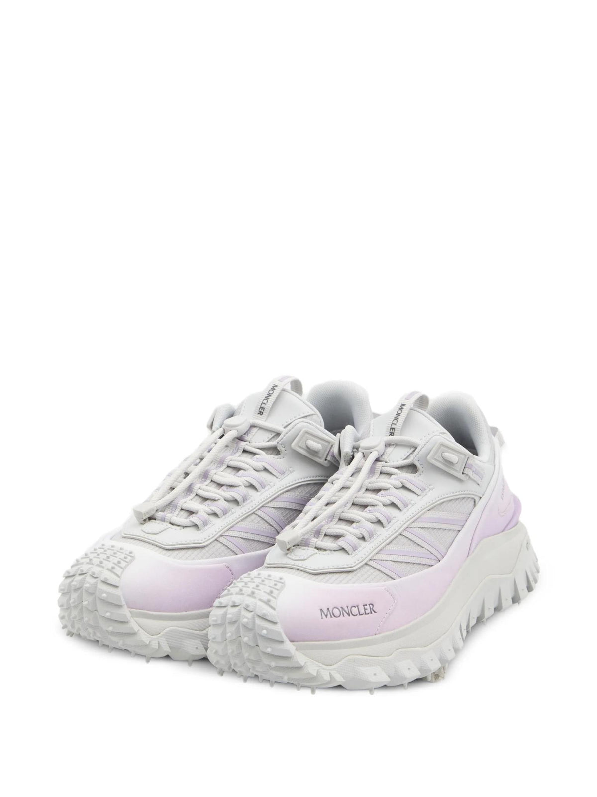 Moncler Leather Low-Top Sneakers Women’s White