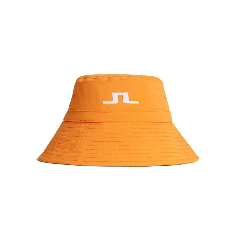J LINDEBERG SIRI Rubber Patch Bucket Hat Black