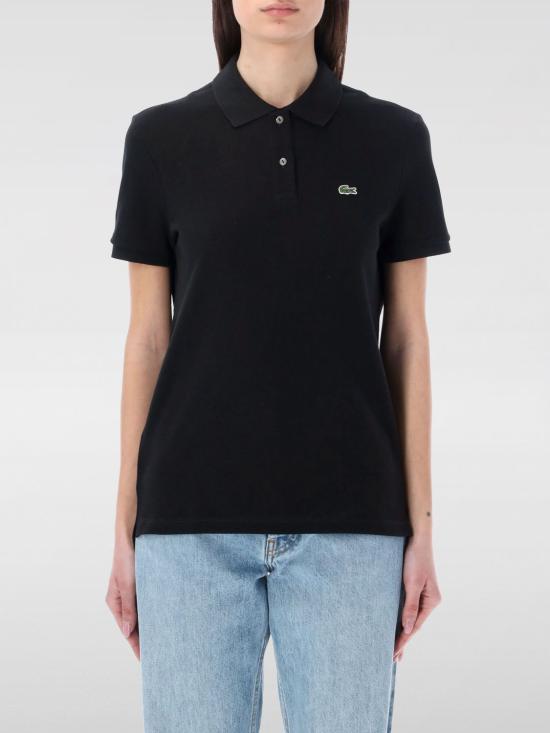 Lacoste Women’s Cotton Polo Shirt PF7839031 BLACK DOM