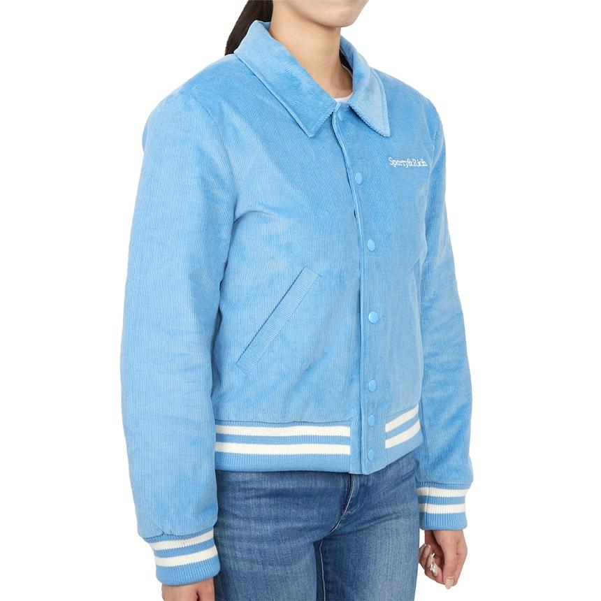SPORTY&RICH Unisex Varsity Jacket JA761BB BABY BLUE