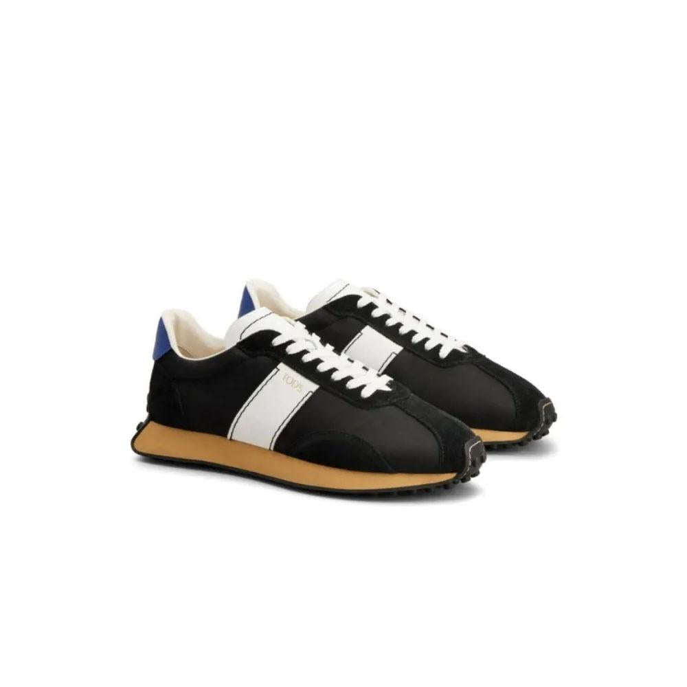 Tods Vintage Black White Men’s Low Top Sneakers XXM26L0IK70TNN0EP5