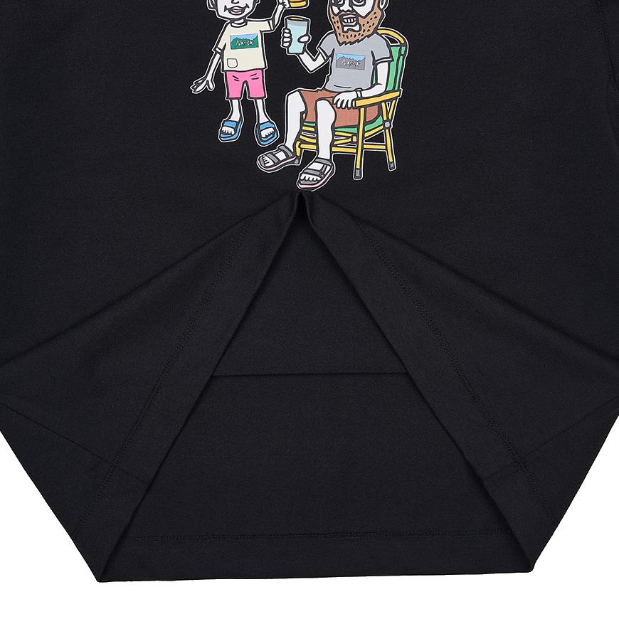 NANGA Men’s Hybrid T-Shirt N2500 1M021 Z BLK