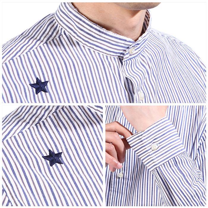 The Editor Summer Stripe Long Sleeve Shirt 1298 2 5400 37