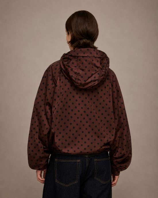 GANNI Chicory Coffee Wool Blend Tailored Jacket