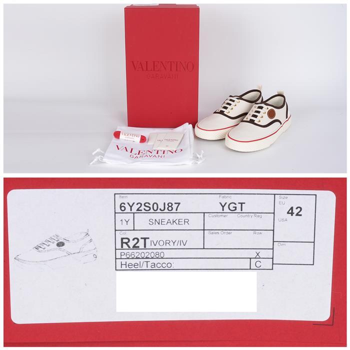 VALENTINO Nozoc Canvas Fabric Low-Top Sneakers 6Y2S0J87 YGT R2T