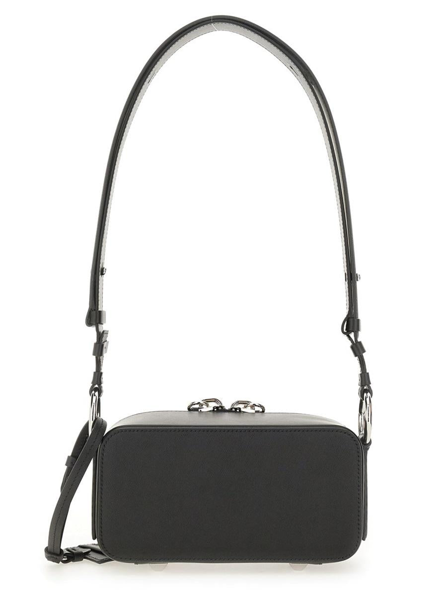 Maison Margiela Black Leather Shoulder Bag