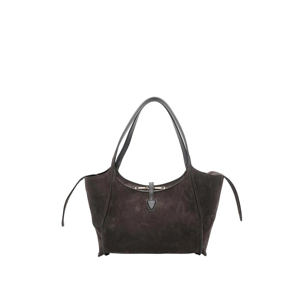 Tods T Timeless Small Tote Bag Beige Leather Handbag