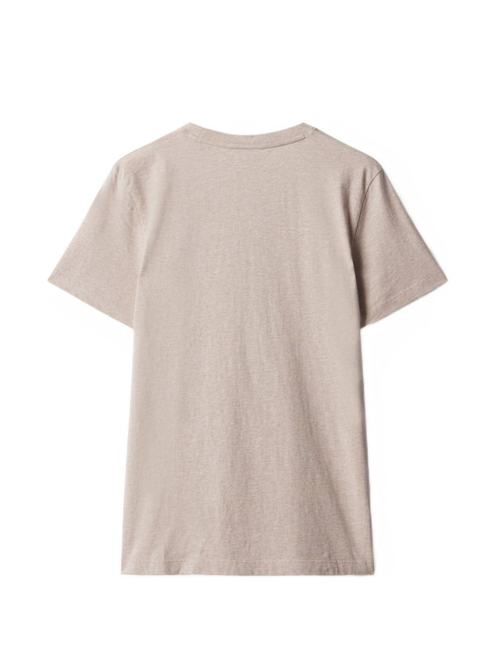 Maison Kitsune Short Sleeve T-Shirt White Cotton Women’s