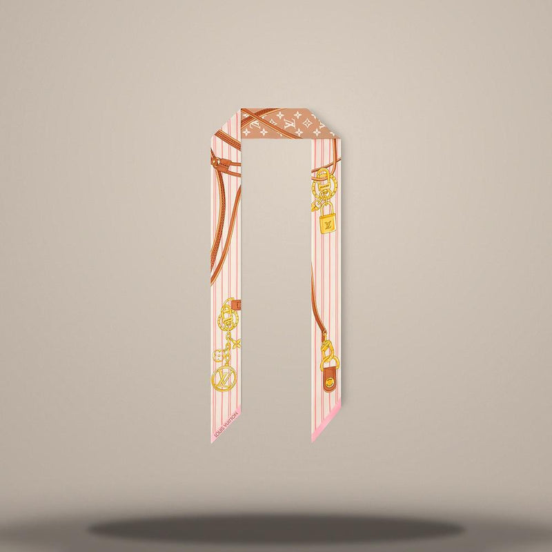 Louis Vuitton Dune My Neverfull BB Bandeau Silk Scarf