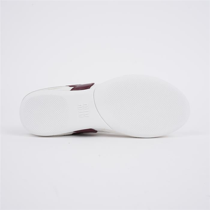 Miu Miu White Low-Top Sneakers