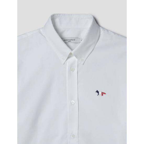 Maison Kitsune Long Sleeve Shirt FM00400WC2010HM00400WC2010WHP100 WHITE DOM