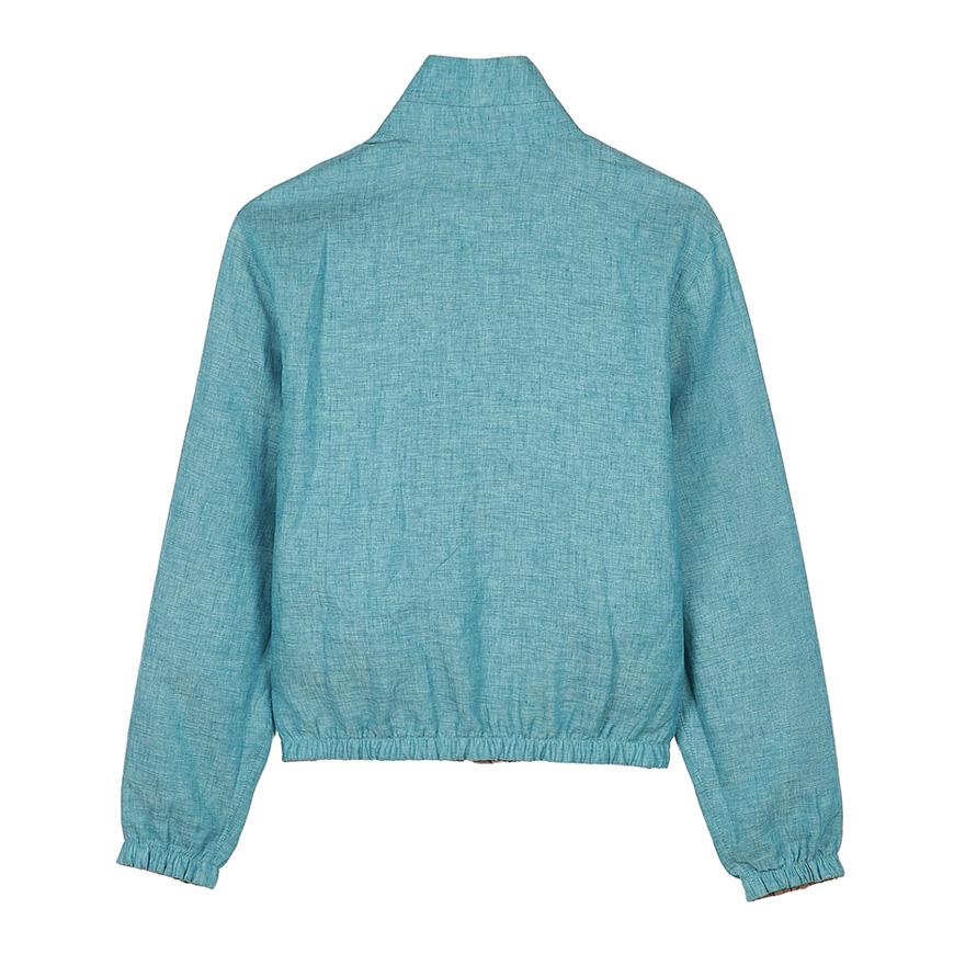 Loro Piana Women’s Linen Bomber Jacket FAQ0520 B5ZH