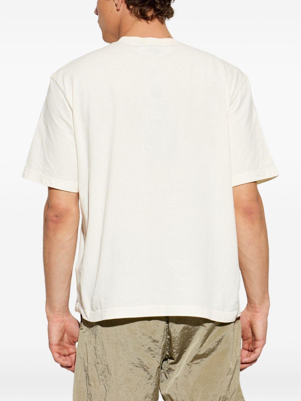 STONE ISLAND Short Sleeve Cotton T-Shirt Navy Men's