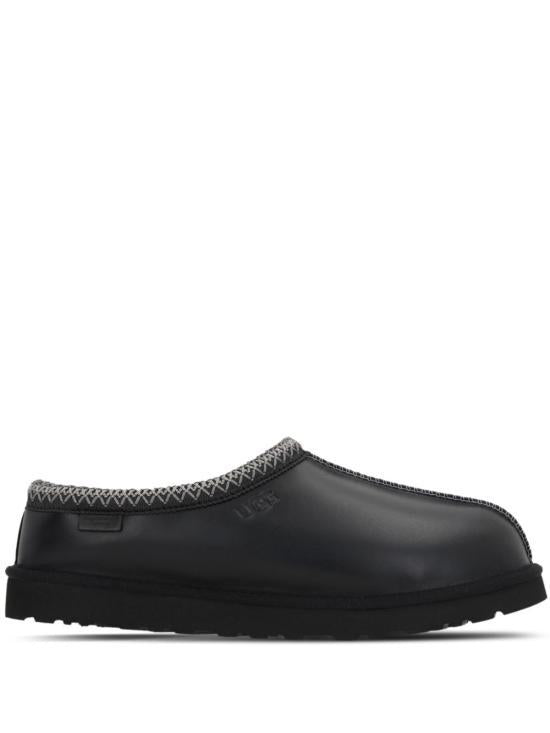 Ugg Tasman Regenerate Leather Mule Black Men’s Slipper Sandal
