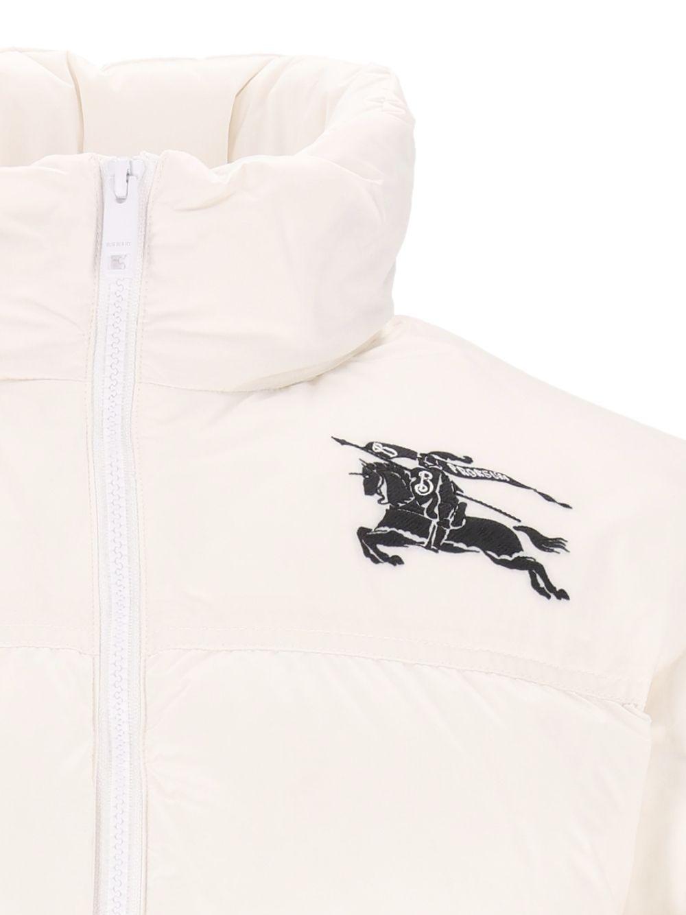 BURBERRY Black Nylon Down Puffer Jacket for Men