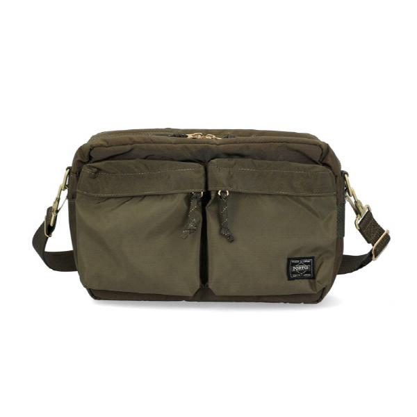 PORTER Force Small Crossbody Bag Unisex Shoulder Bag Black