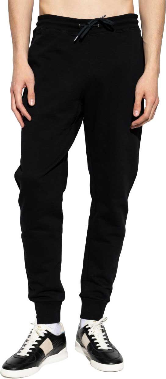 Paul Smith Training Jogger Sweatpants for Men M2R 482T WZEBRA 79 BLACK DOM