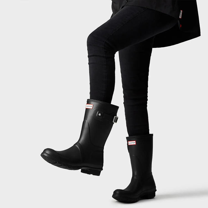 HUNTER Original Short Matte Black Women’s Rain Boots