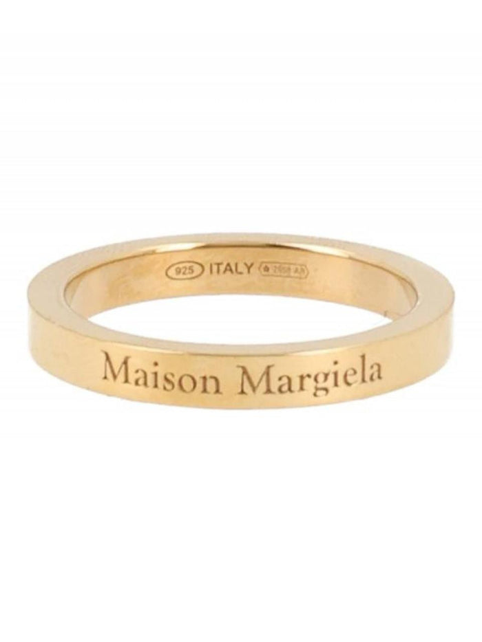 Maison Margiela Logo Ring 3mm Men’s Jewelry