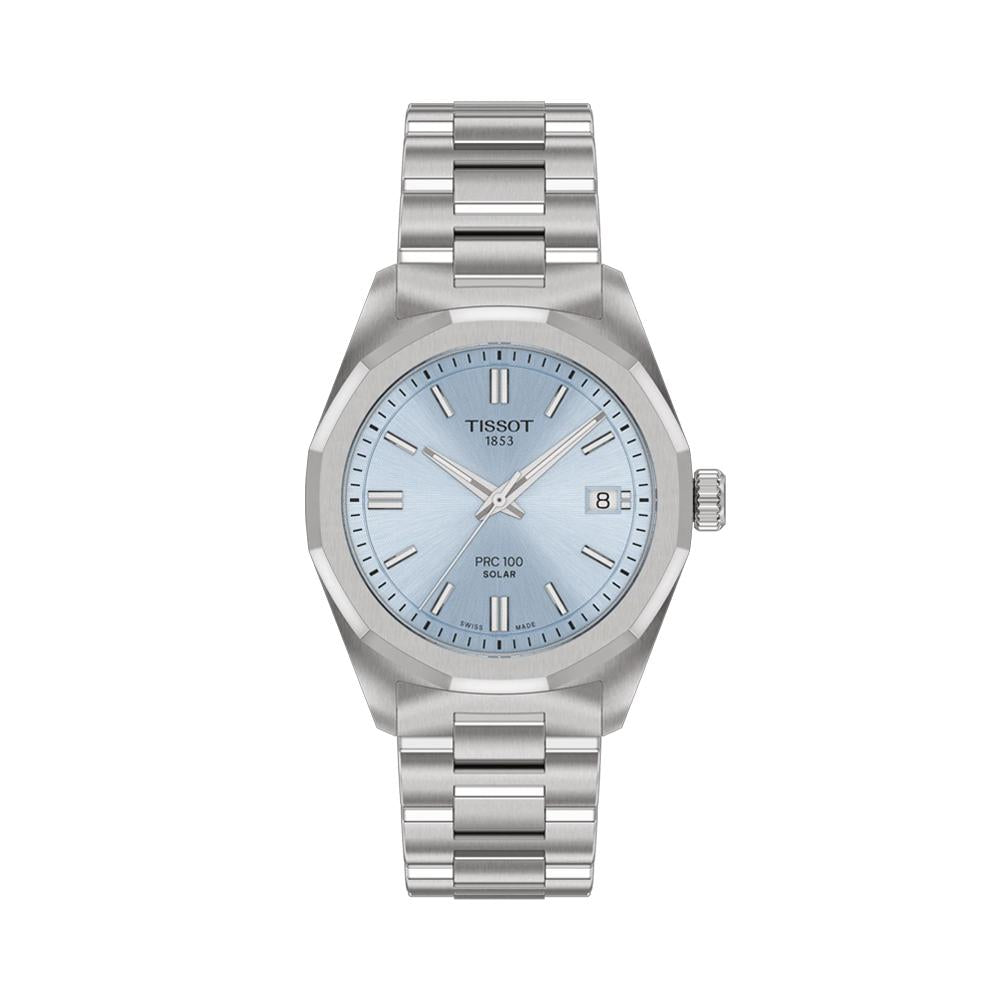 Tissot PRC 100 Solar Men’s Stainless Steel Quartz Watch 34mm T151 822 11 351 00