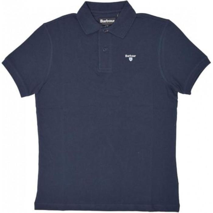 Barbour Sports Short Sleeve Polo Shirt Navy