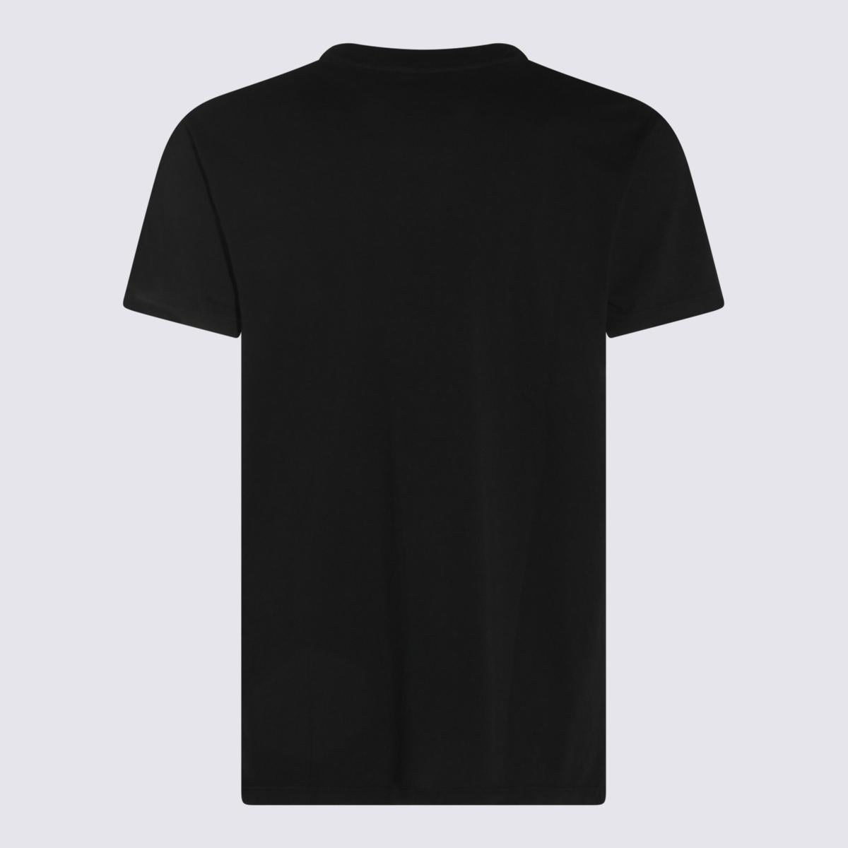 Maison Margiela Black Cotton Short Sleeve T-Shirt