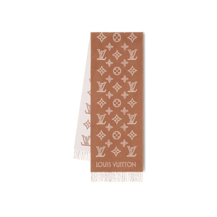 Louis Vuitton Monogram Shadow Noisette Scarf M79187
