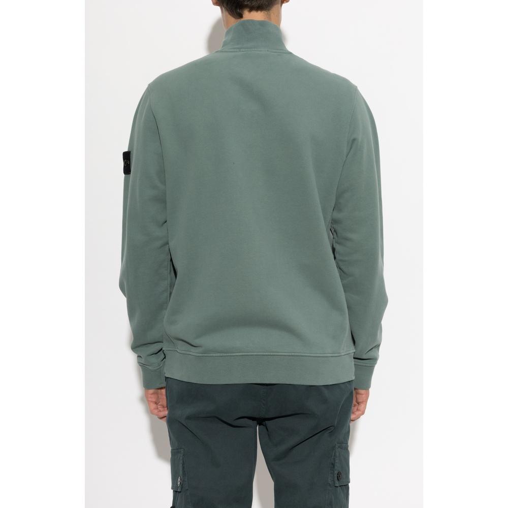 STONE ISLAND Organic Cotton Fleece Men’s Track Jacket V005T