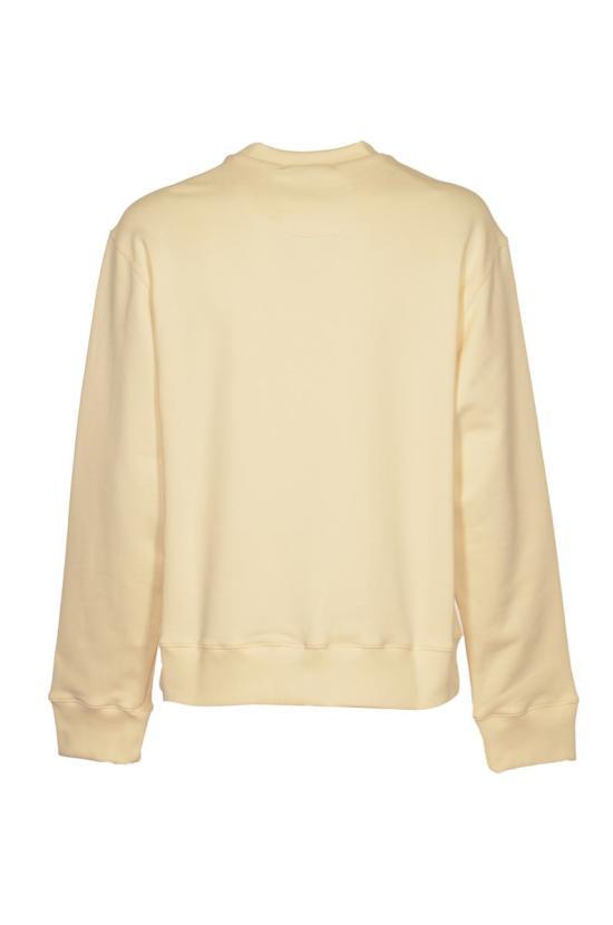 MSGM Ivory Long Sleeve Sweatshirt for Men 3640 MM1022 4700102
