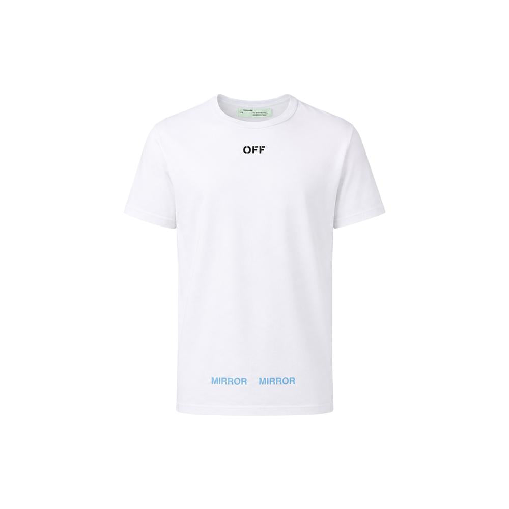 OFF WHITE 15th Anniversary Logo Print Short Sleeve T-Shirt Whi OMAA002 S17001128