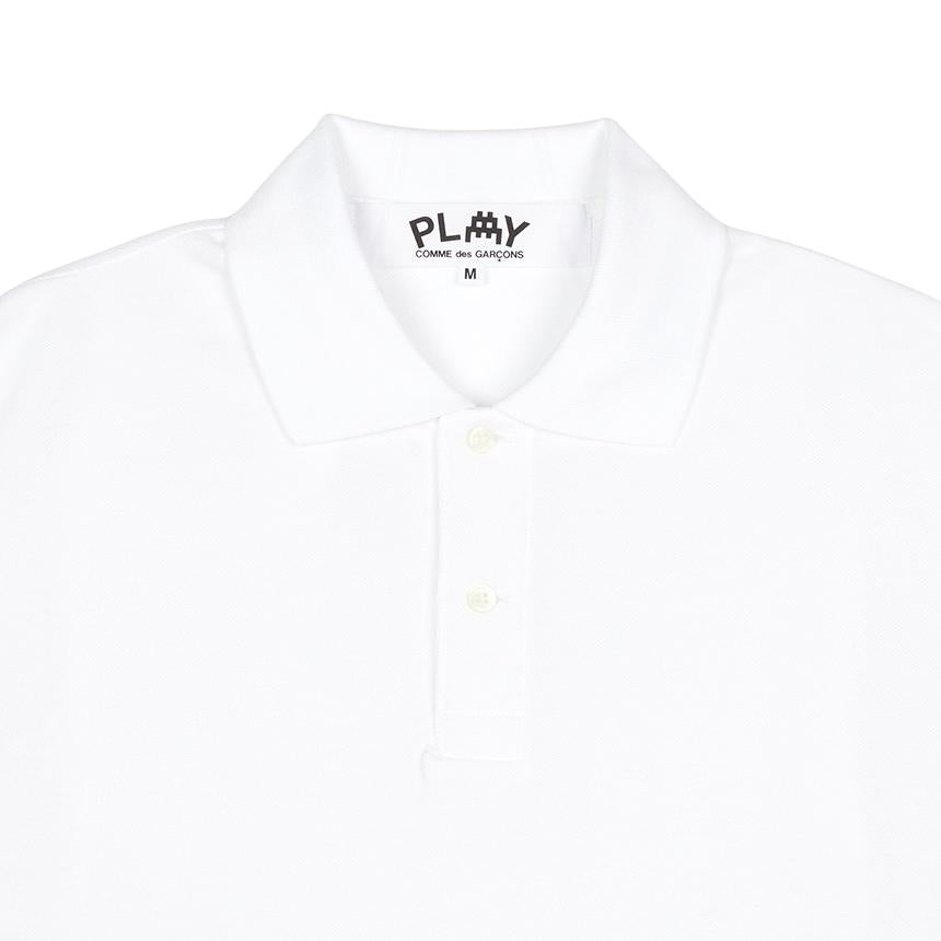 Comme des Garcons x Invader Men's Double Patch Polo Shirt AZ T336 051 3