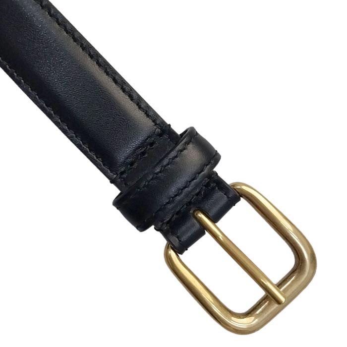 Saint Laurent Women’s Slim Smooth Leather Belt Black