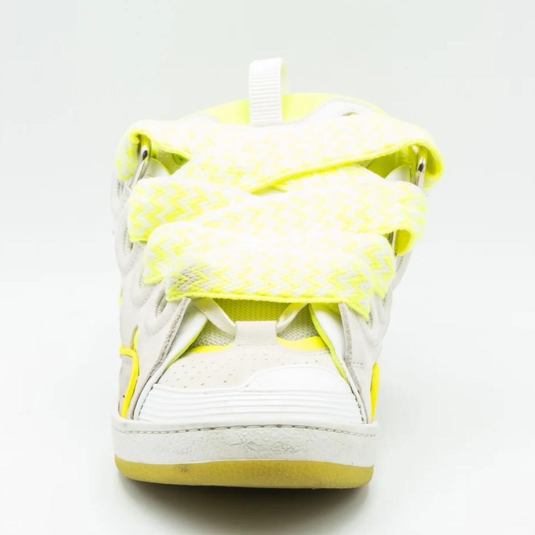 Lanvin Curve Sneakers Men Yellow Low-Top FMSKRK11 DRAPP23