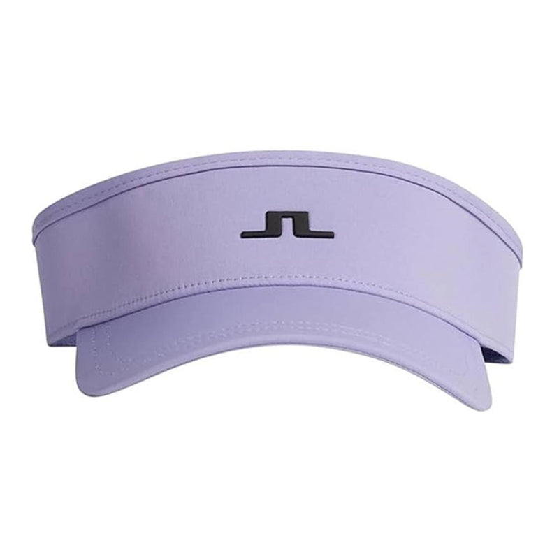J LINDEBERG YADA Logo Patch Golf Sun Visor Ivory
