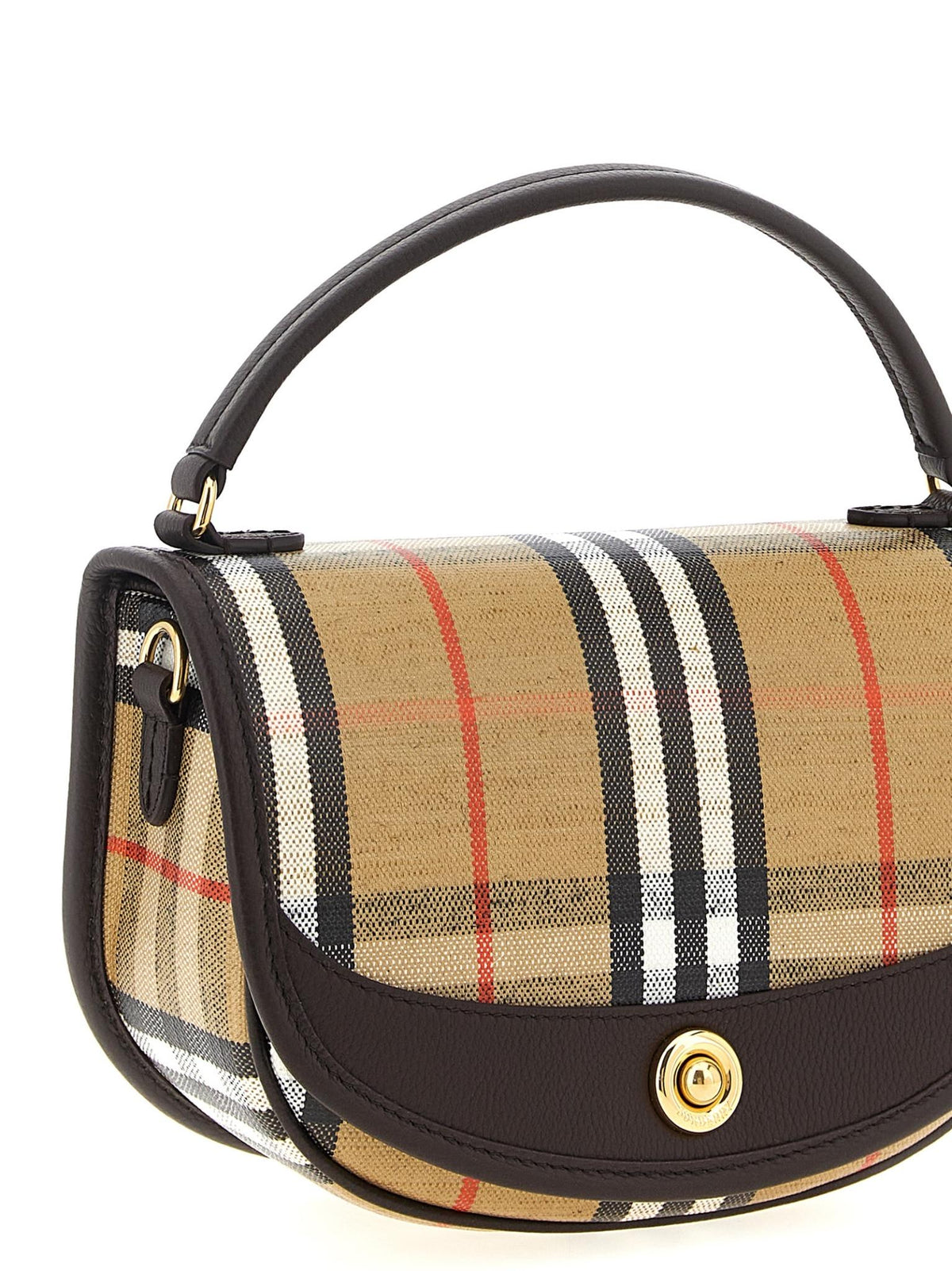 BURBERRY Sand Leather Shoulder Bag