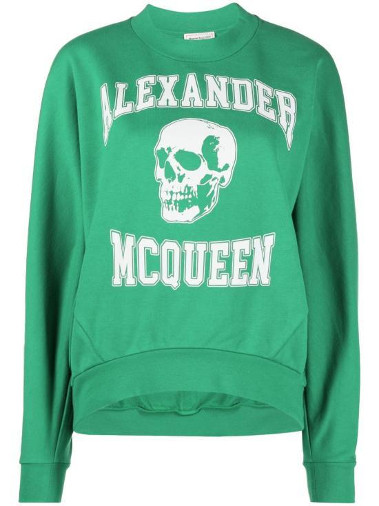 Alexander Mcqueen Long Sleeve Sweatshirt Black Men's Top 752345 QZAJ 50305