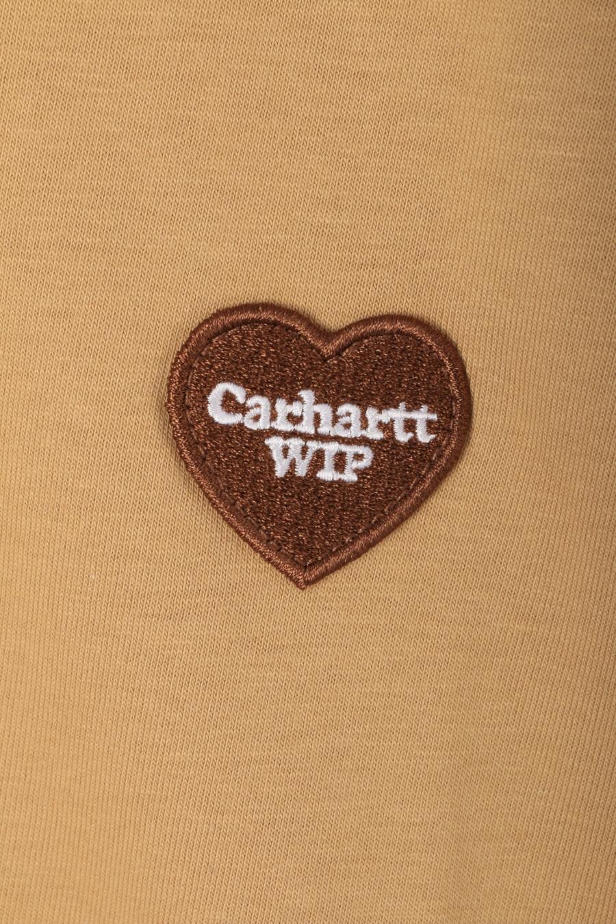 CARHARTT WIP Heart 2 Hartt Short Sleeve T-Shirt Dusty Hamilton Brown