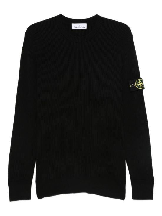 STONE ISLAND Ribbed RWS Wool Crewneck Sweater K2S15 S00C2 V0029