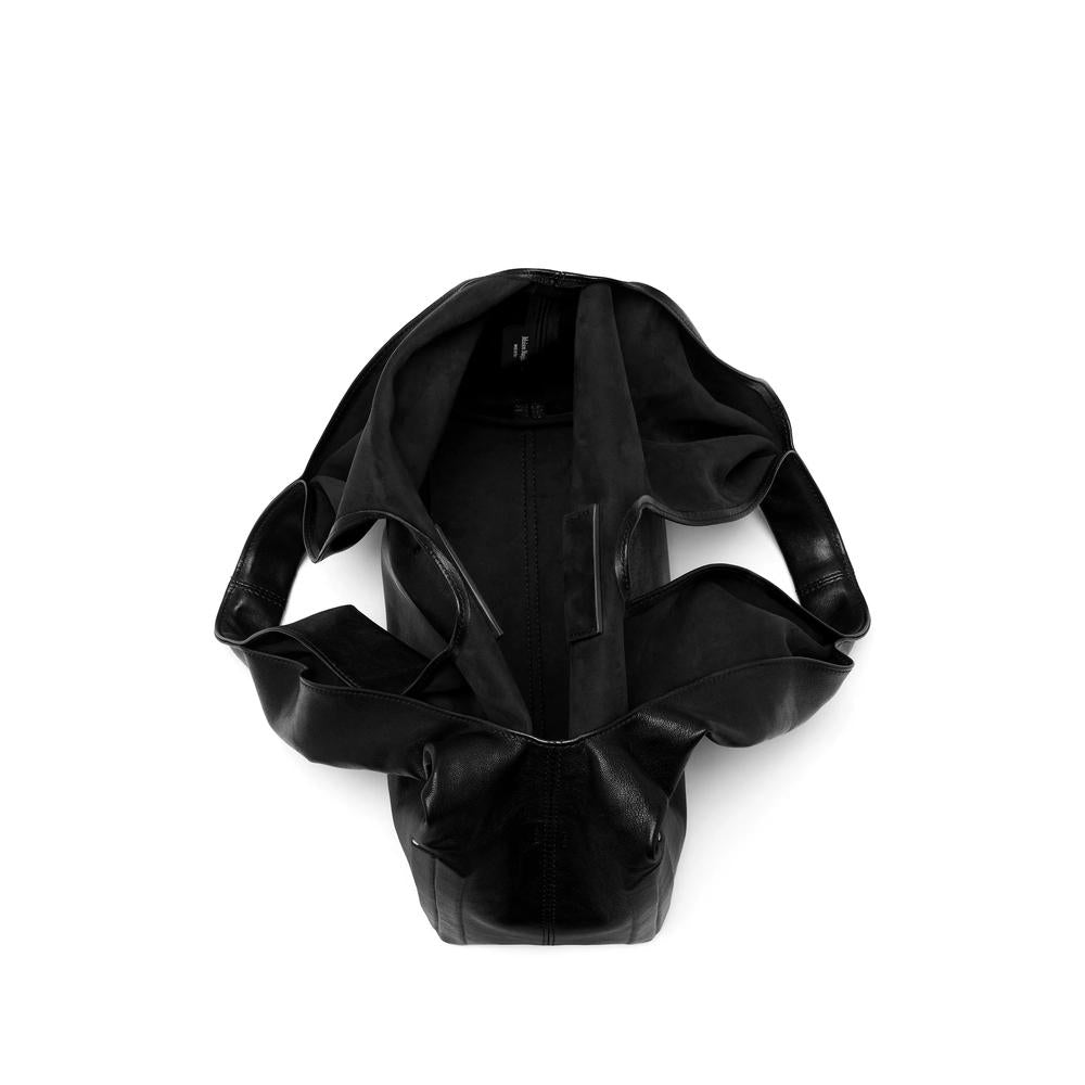 Maison Margiela Black Leather Shoulder Bag