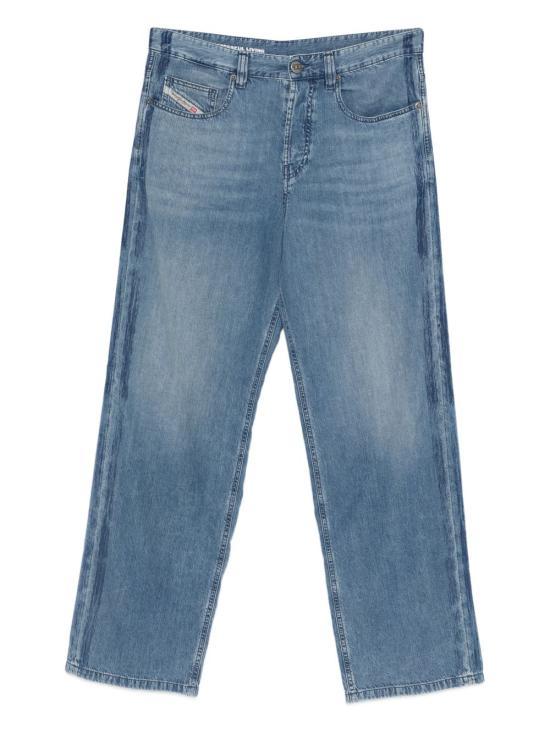 DIESEL 2001 D-Marco Relaxed Fit Jeans for Men Den A21778 0CECC 01 LIGHT BLUE DOM