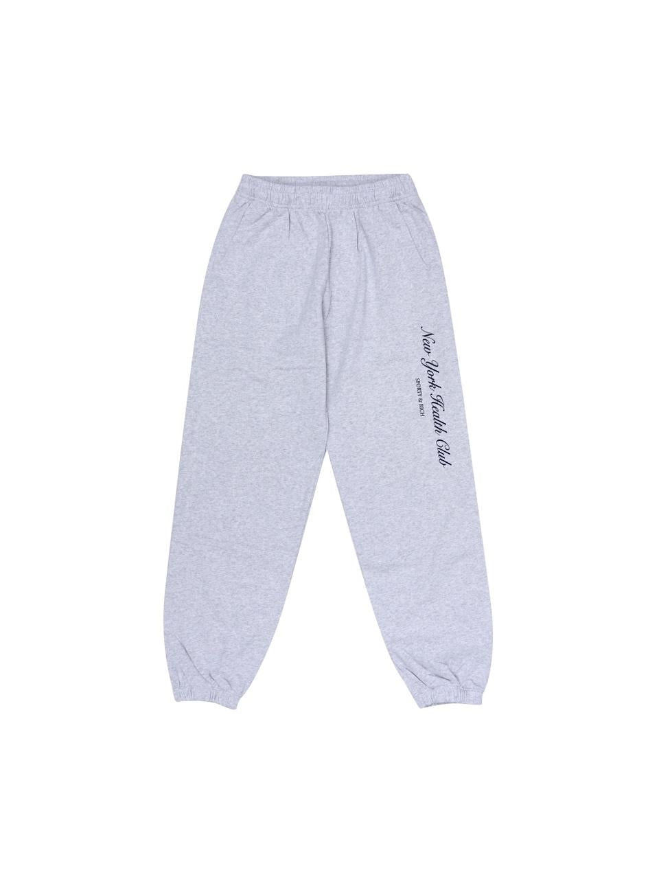 SPORTY&RICH Unisex Classic Pants Gray Long Trousers PA03666043 GY03
