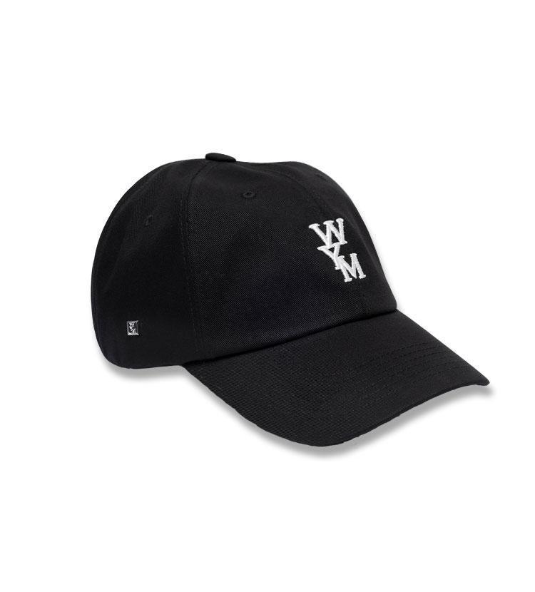 WOOYOUNGMI WYM Embroidered Logo Baseball Cap Black