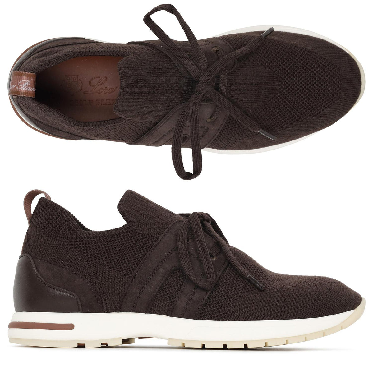 Loro Piana Black 360 LP Flexy Walk Lady Sneakers Low-Top FAI 7759 H1B3
