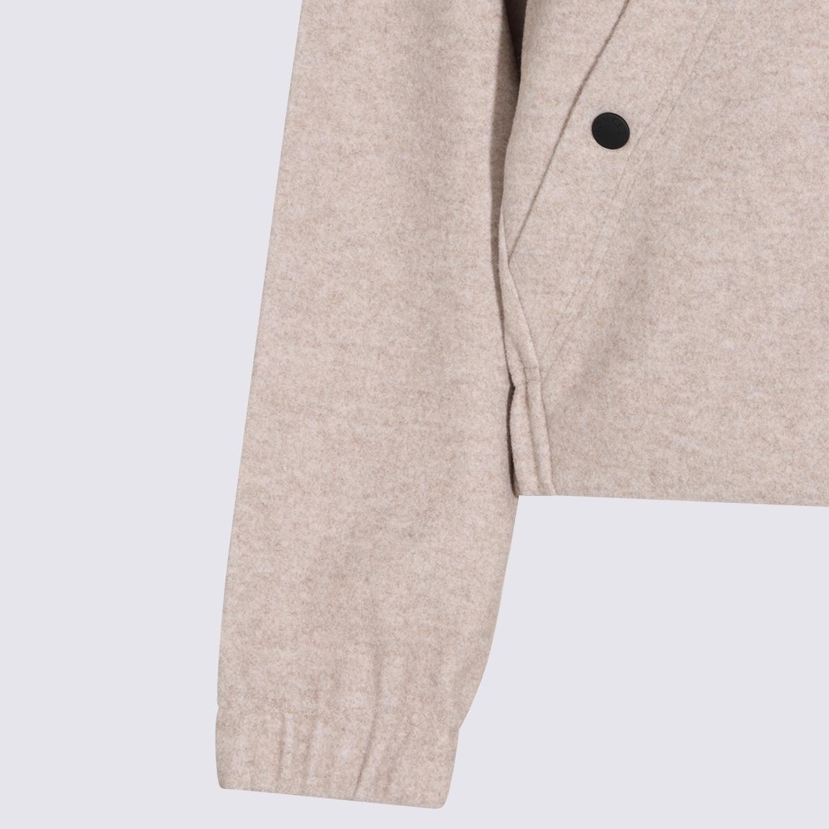Moncler Logo Print Cotton Hoodie Sweatshirt for Women