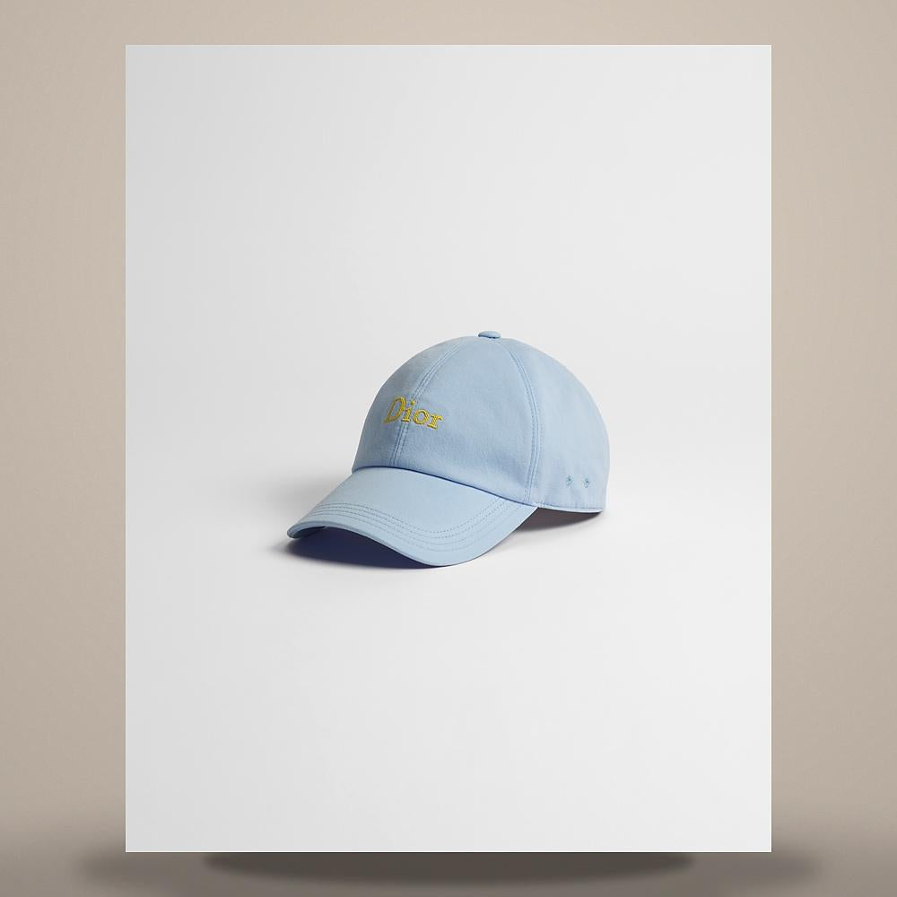 DIOR Blue Cotton Canvas Crafty Bucket Hat 693C913A3175 C582