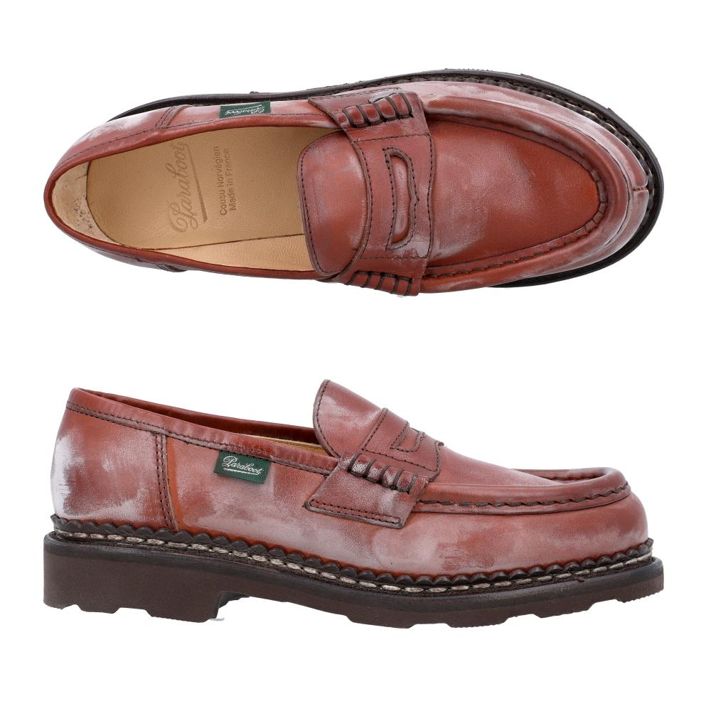PARABOOT Orsay Penny Loafer Women’s Leather Loafers Black