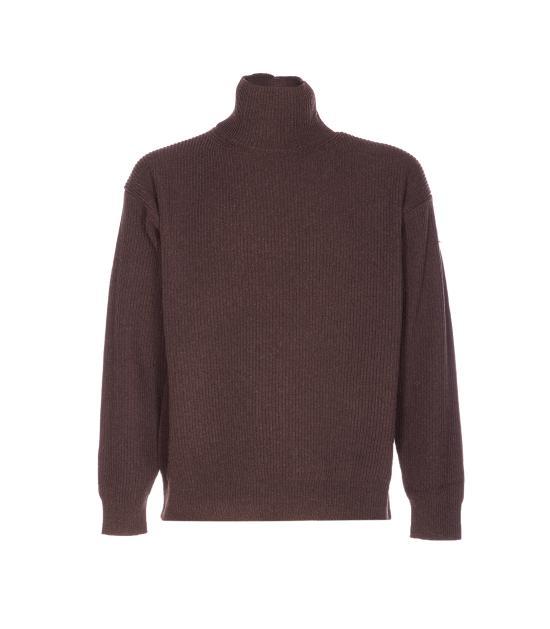 AURALEE Wool Turtleneck Sweater Men’s FW Collection A25AT03RK TOP BROWN DOM