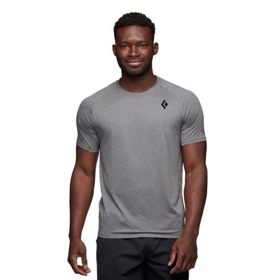 Black Diamond Short Sleeve T-Shirt Men's Black 26SS QAMAP752427 STEEL GREY DOM
