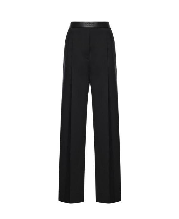 LOEWE Wool Classic Trousers Black Women’s Pants S359 Y04XI2 1100